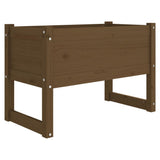 Planter Honey Brown 78x40x52 cm Solid Wood Pine 822120