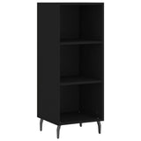 Sideboard Black 34.5x32.5x90 cm Engineered Wood 828749