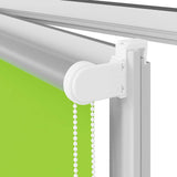 Roller Blind Blackout Leaves Green 150x210 cm Fabric Width 146.6 cm Polyester 4011320