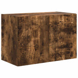 TV Wall Cabinet Smoked Oak 59.5 x 31 x 40 cm Engineered Wood 892339