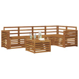 Sectional Sofa Set 6 pcs Natural Solid Acacia Wood 3374854