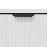Coffee Table High Gloss White 90 x 49 x 46 cm Engineered Wood 883448