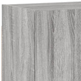 4 Piece TV Wall Units Grey Sonoma Engineered Wood 3216433