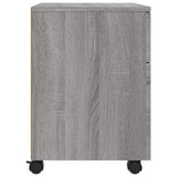 Mobile File Cabinet with Wheels Grey Sonoma 45x38x54 cm Engineered Wood 817136