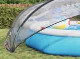 Pool Dome Folding Manual Transparent 430 x 430 x 210 cm PVC 42001114