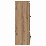 Highboard with Drawer 3 pcs Artisan Oak Engineered Wood 3402672