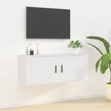 Wall Mounted TV Cabinet White 100x34.5x40 cm 816632