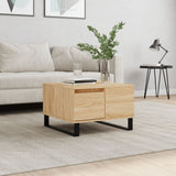 Coffee Table Sonoma Oak 55x55x36.5 cm Engineered Wood 830767