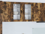 Dishwasher Panel Kalmar Smoked Oak 40 x 31 x 80 cm 884644