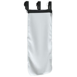 Curtains for Loft Bed with Tunnel White and Black Polyester 835916