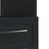 LED TV Cabinet Black Engineered Wood 897866