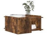 Coffee Table Smoked Oak 50.5 x 50 x 33 cm Engineered Wood 8001006