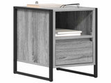 Bedside Table with Drawer 2 pcs Grey Sonoma 39.5 x 30 x 50 cm 886661