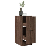 Apothecary Cabinet Brown Oak 30x41x77.5 cm Engineered Wood 855157