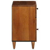 Bedside Cabinet Brown 50 x 33 x 60 cm Solid Mango Wood 4018232