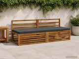 2-Piece Bench Cushions VUGHT 2 pcs 100% Polyester Anthracite 952005