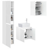 Bathroom Furniture Set 3 pcs High Gloss White 3406077