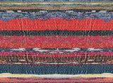 Bench 40 x 30 x 45 cm Real Leather Multicolour 42042103