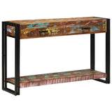 Console Table Multicolour 120 x 33 x 75 cm Solid Reclaim Wood 4102735