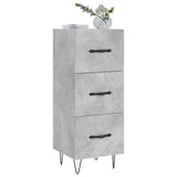 Sideboard Concrete Grey 34.5x34x90 cm Engineered Wood 828600