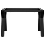 ZNTS Coffee Table Legs Y-Frame 70x60x43 cm Steel 357921