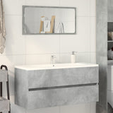 Sink Cabinet Concrete Grey 100x38.5x45 cm Engineered Wood 856251