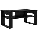 Coffee Table Black Oak 96 x 54 x 44 cm Engineered Wood 8000149