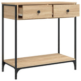 Console Table Sonoma Oak 75x34.5x75 cm Engineered Wood 834176