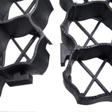 Grass Grids 16 pcs Black 60x40x3 cm Plastic 146279