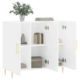 Sideboard White 90x34x80 cm Engineered Wood 828092