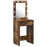 Dressing Table Smoked Oak 50 x 41 x 135 cm Engineered Wood 865041