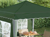 Pop-up Party Tent 195 x 195 x 245 cm Green Oxford Fabric 42019728