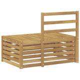 Outdoor Sofa Set White 91 x 63 x 73 cm Solid Acacia Wood 901508