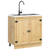 Cabinet SKI Honey Brown 80 x 46 x 81 cm Solid Pine Wood 42007570