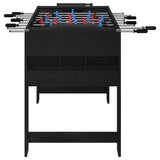 Foosball Table Black Oak 125 x 60.5 x 80 cm Engineered Wood 858885