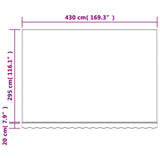 Replacement Fabric for Awning Multicolour Stripe 4.5x3 m 367738