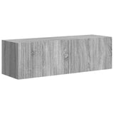 TV Wall Cabinet Set Wall-mounted 6 pcs Grey Sonoma 3408958