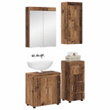 Bathroom Furniture Set TULUM 4 pcs Old Wood 60 x 34 x 63 cm 3398052