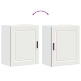 Kitchen Wall Cabinets 2 pcs Porto White Engineered Wood 854038