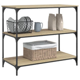 Kitchen Trolley Sonoma Oak 102x50x95 cm Engineered Wood 842322
