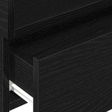 Wall-mounted Bedside Cabinets 2 pcs Black 45x26x28.5 cm 858599
