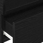 ZNTS Wall-mounted Bedside Cabinets 2 pcs Black 45x26x28.5 cm 858599
