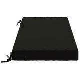 2-Piece Bench Cushions SOEST 2 pcs 100% Polyester Black 950213