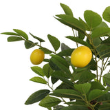 Artificial Lemon Tree with 3 Trunks Green 85 cm PP 4010676