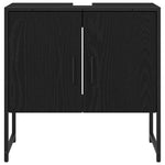 Bathroom Furniture Set with Storage 2 pcs Black 60 x 33 x 60 cm 3334329