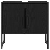 Bathroom Furniture Set with Storage 2 pcs Black 60 x 33 x 60 cm 3334329