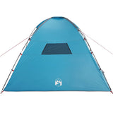 Camping Tent 8-Person Blue Waterproof 94717