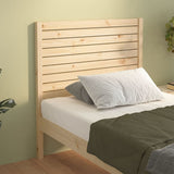 Bed Headboard 106x4x100 cm Solid Wood Pine 819005
