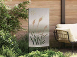 Garden Privacy Screen Silver 50 x 140 cm Stainless steel 876277