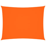 Sunshade Sail Oxford Fabric Rectangular 6x8 m Orange 135718